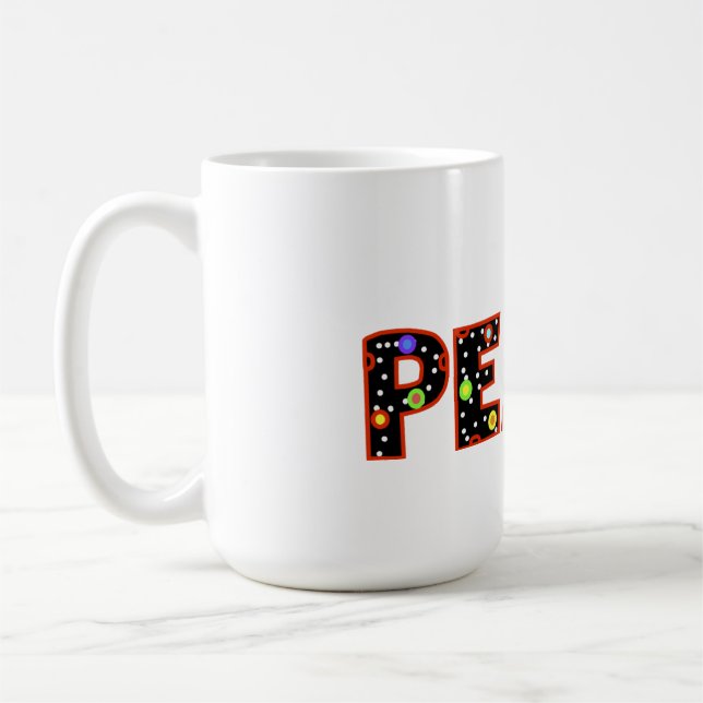 Mug T-shirt PEACE (Gauche)
