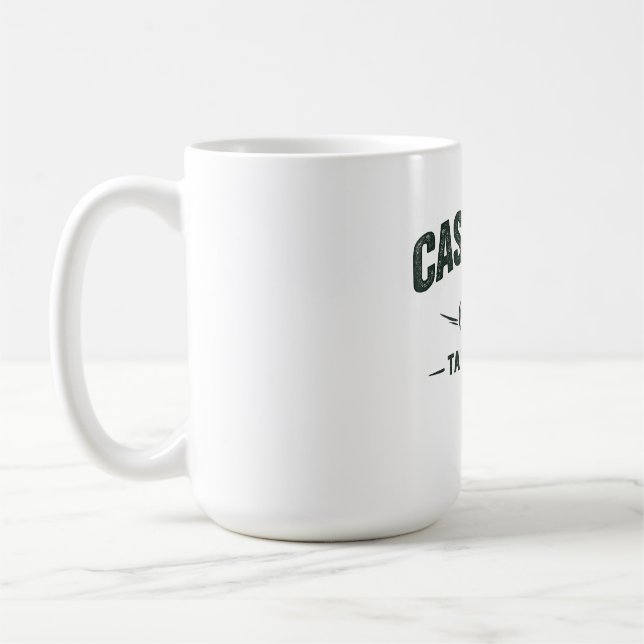 Mug T-shirt 'Pêche maintenant, parle plus tard' (Gauche)
