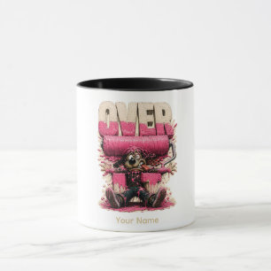 Mug T-Shirt Personnalisé Drôle "Over It" pour l'Humour