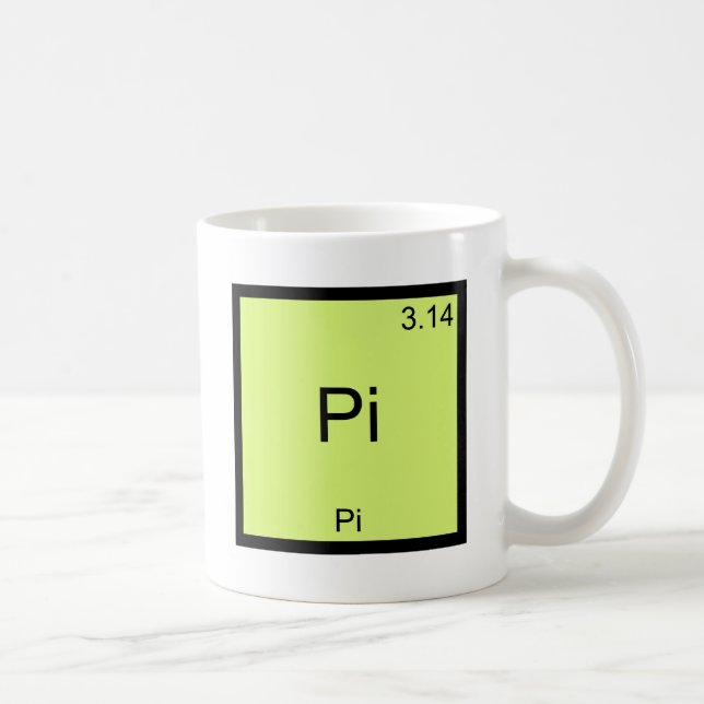 Mug T-Shirt Pi - Élément de Mathématiques Drôle de Chi (Droite)
