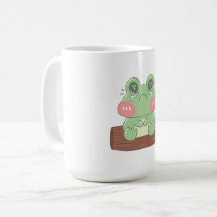 Mug T-shirt pour enfants avec grenouille mignonne qui