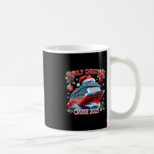 Mug T-shirt pour vacances de Noël en croisière familia