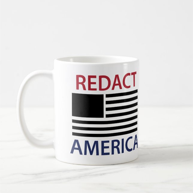 Mug T-Shirt REDACT AMERICA (Gauche)