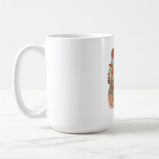 Mug T-Shirt Rétro Floral Boho Art