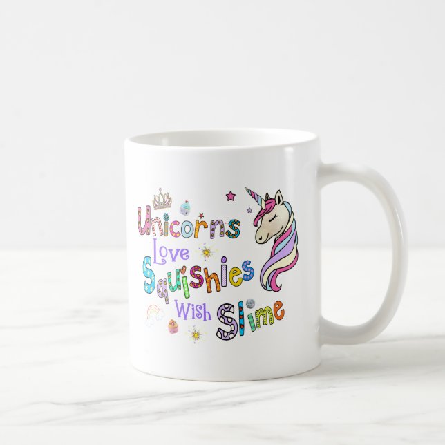 Mug T-Shirt Slime Squishies Unicorne (Droite)