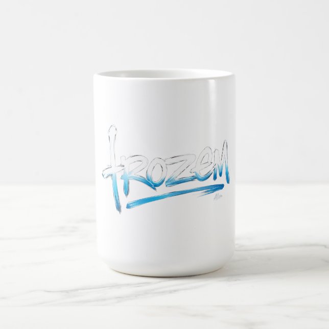 Mug T-Shirt Texte Gelé (Centre)