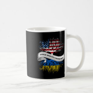 Mug T-shirt Ukraine Cultivé en Amérique avec des Racin
