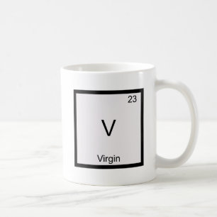 Mug T-Shirt V - Symbole de l'élément de chimie drôle d