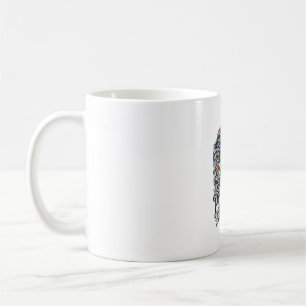 Mug T-shirt vectoriel graphique du berger allemand pat