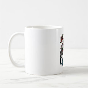 Mug T-shirt vectoriel vintage de motocross tel père te