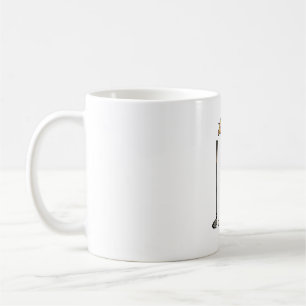Mug T-Shirt Vintage Gravure Girafe Golf Vector Desi