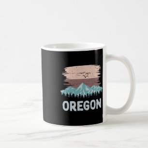 Mug T Shirt Vintage Ski Oregon Montagne Snowboarding