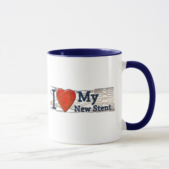 Mug T-shirts cardiaque d'armature intra-artérielle des (Droite)