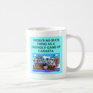 Mug T-shirts de cadeaux de joueur de CANASTA