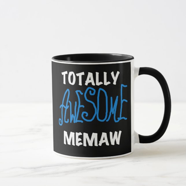 Mug T-shirts et cadeaux bleus totalement (Droite)