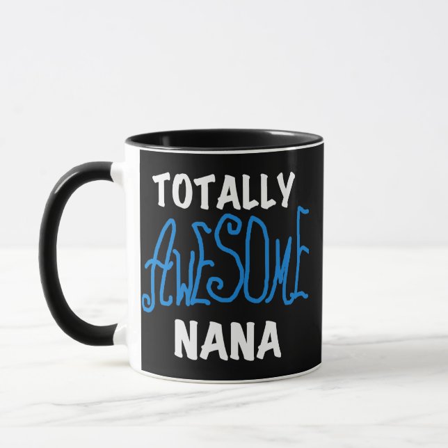 Mug T-shirts et cadeaux bleus totalement (Gauche)