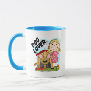Mug T-shirts et cadeaux blonds de fille d'amoureux des