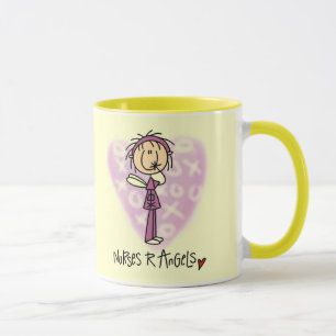 Mug T-shirts et cadeaux d'anges des infirmières R