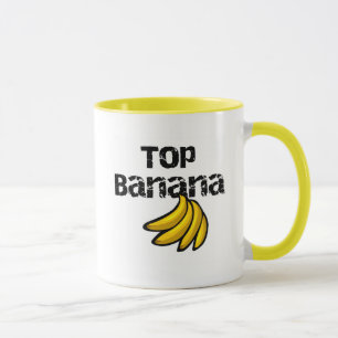 Mug T-shirts et cadeaux de banane supérieure