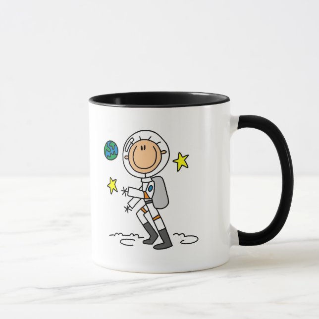 Mug T-shirts et cadeaux de base d'astronaute (Droite)
