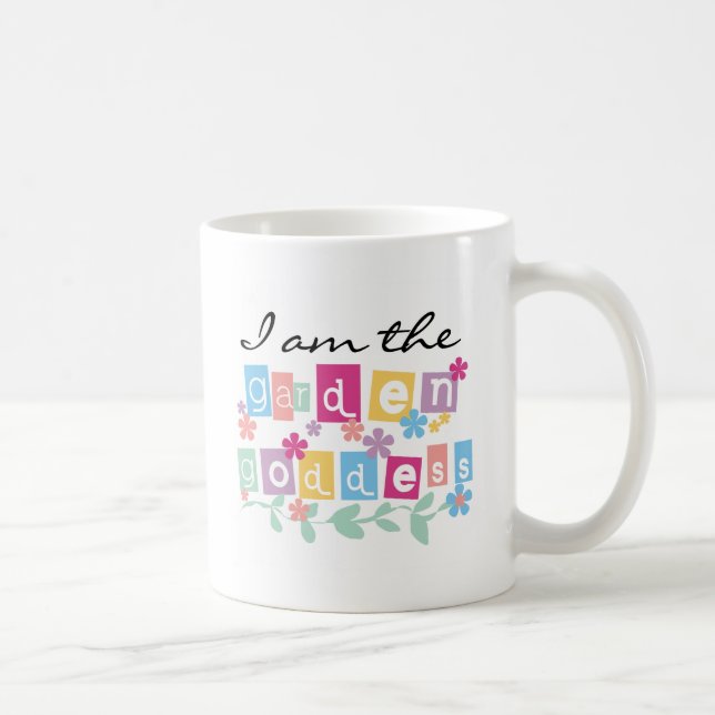 Mug T-shirts et cadeaux de déesse de jardin (Droite)