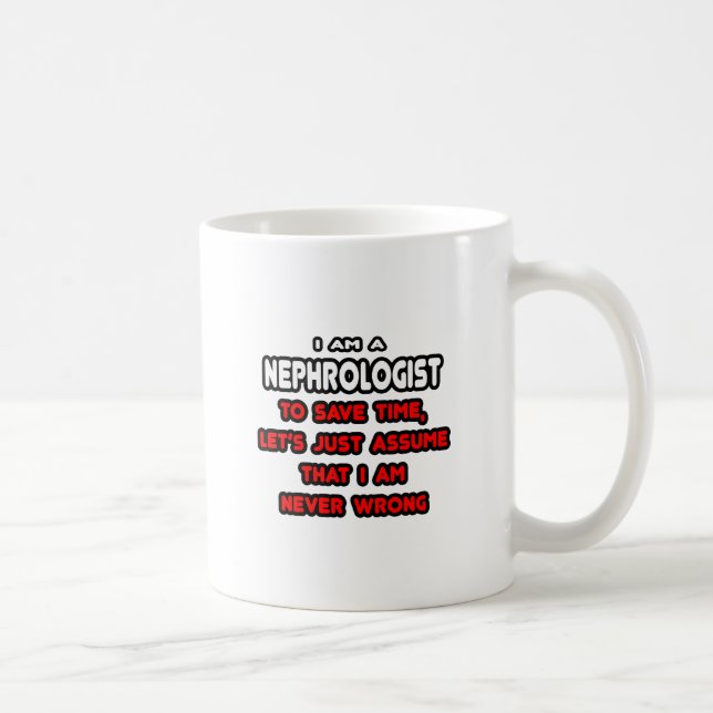 Mug T-shirts et cadeaux de néphrologistes amusants (Droite)
