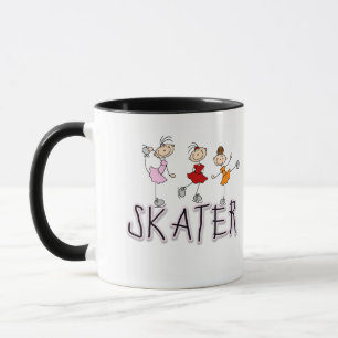 Mug T-shirts et cadeaux de patineur en bonhomme allume
