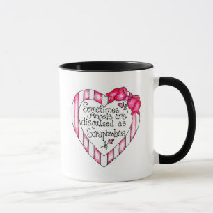 Mug T-shirts et cadeaux de Scrapbooker de coeur d'ange