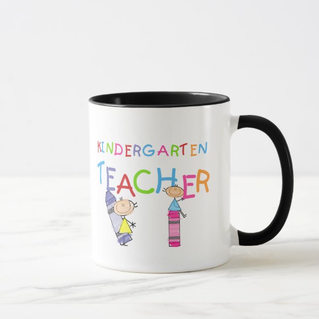 Mug T-shirts et cadeaux d'institutrice gardienne de (Droite)