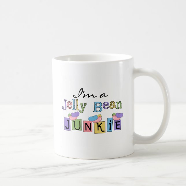 Mug T-shirts et cadeaux Jelly Bean Junkie (Droite)