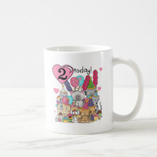 Mug T-shirts et cadeaux Party Kittens 2e anniversaire