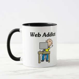 Mug T-shirts et cadeaux pour accro du Web