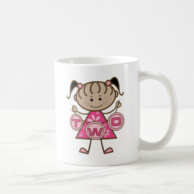 Mug T-shirts et cadeaux pour la petite fille 2e annive (Droite)