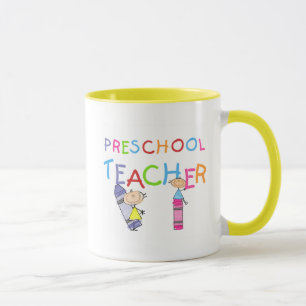 Mug T-shirts et cadeaux préscolaires de professeur de