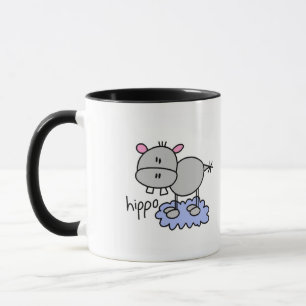 Mug T-shirts et cadeaux Stick Figure Hippo