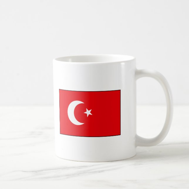 Mug T-shirts et cadeaux turcs de drapeau (Droite)