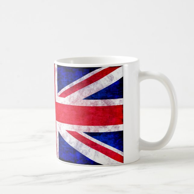 Mug T-shirts grunges et cadeaux d'Union Jack (Droite)