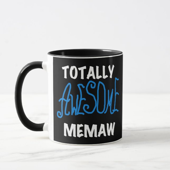 Mug T-shirts totalement impressionnant de bleu de (Gauche)