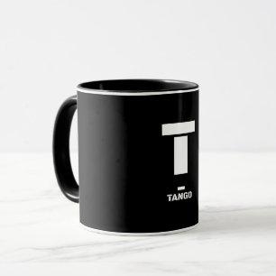Mug T(Tango) Code alphabétique et morse de l'OTAN