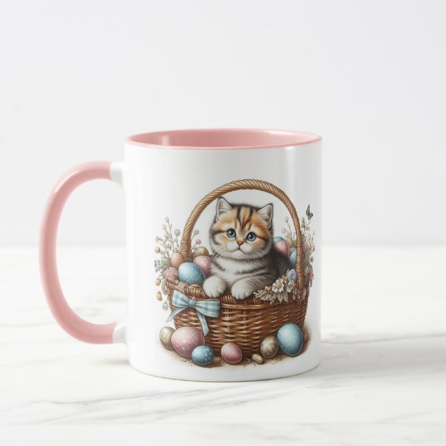 Mug Tabby de Pâques Kitty (Gauche)