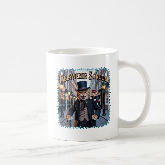 Mug Tabbynezer Scrooge Illustration – Tabby Scrooge (Droite)
