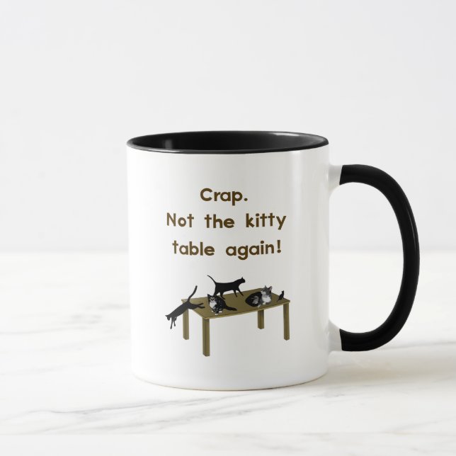 Mug Table des enfants drôle de Thanksgiving (Droite)
