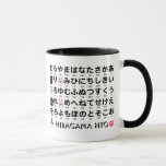 Mug Table japonaise de Hiragana et de katakanas<br><div class="desc">Cet article est sur un latéral,  "Tableau de Hiragana",  de l'autre,  "Tableau de katakanas" a été écrit. Le "Hiragana " et le "katakana" est les caractères japonais les plus fondamentaux. D'abord apprenant les caractères japonais,  le "Hiragana " et le "katakana" est.</div>