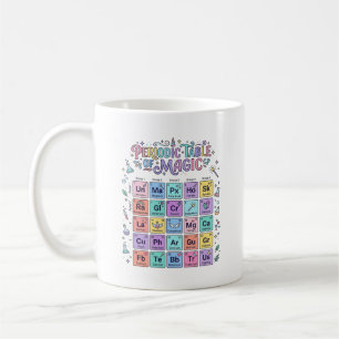 Mug Table périodique Licorne de Magie Cadeau Mignon Te