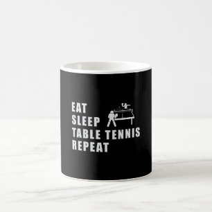 Mug Table Tennis Paddle Ping Pong Répéter Drôle Cadeau