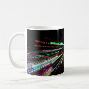 Mug Tableau abstrait rouge, vert et bleu