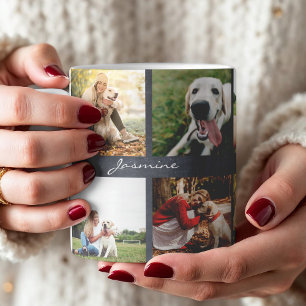 Mug Tableau de bord des chiens de 10 photos personnali