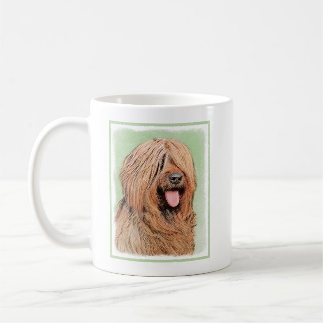 Mug Tableau de bord - Joli art original chien (Gauche)
