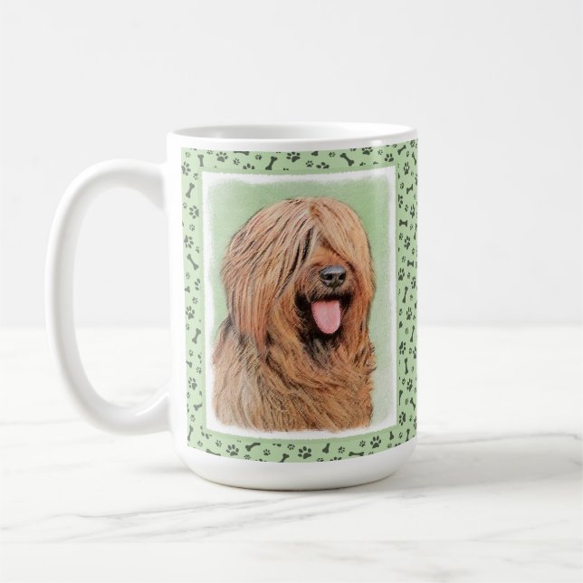 Mug Tableau de bord - Joli art original chien (Gauche)
