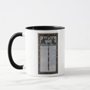 Mug Tableau de la déclaration des droites de l'homme